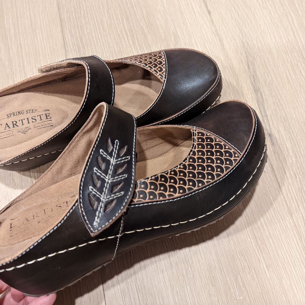 Brown Clogs - image 6